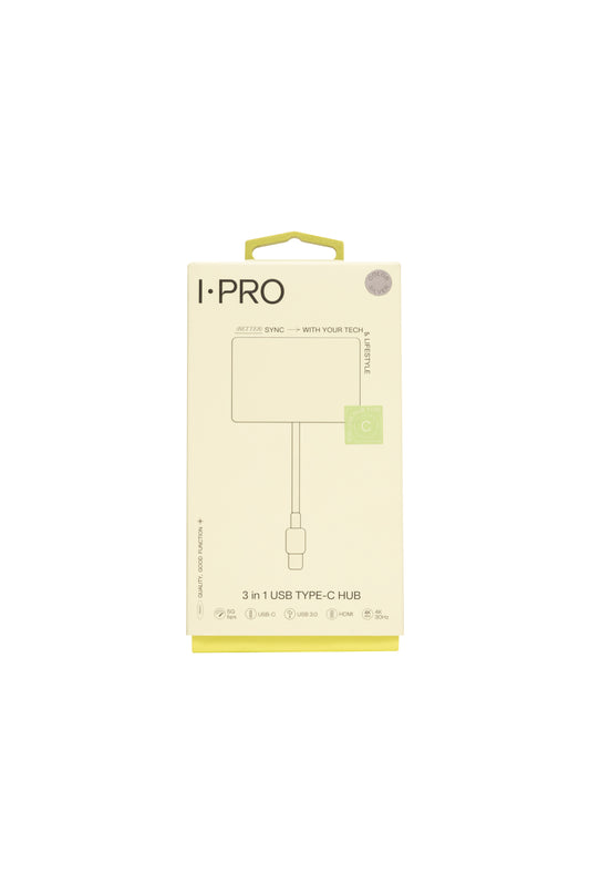 I · PRO Usb-C 3 in 1 Hub